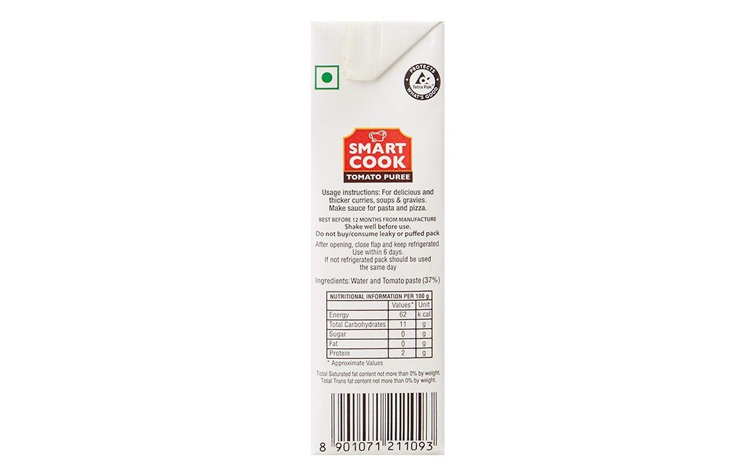 Smart Cook Tomato Puree    Pack  200 grams